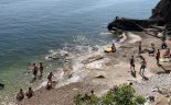Stadt strand crikvenica kroatien