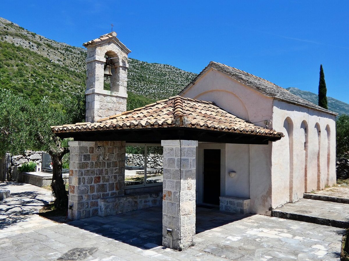 Kirche st demetrius mit stecci gabrili