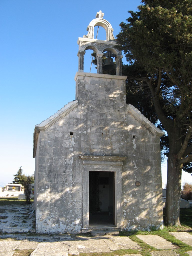 Kirche der hl maria auf dem friedhof gornji humac