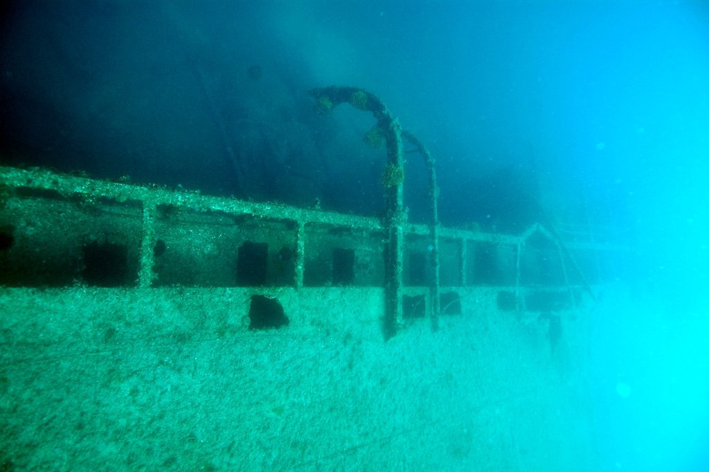 Wrack des schiffes vassilios komiza