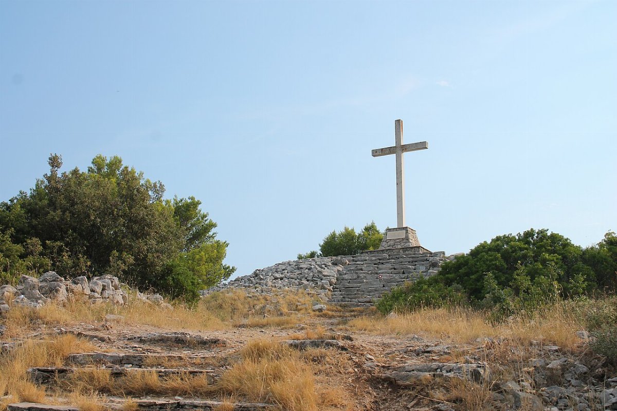 Vorgeschichtliche gradina vela straza gornje selo