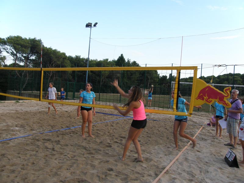 Strand paltana banjole beachvolleyball und beachsoccer